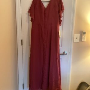 Dress LanTing Size:20 Color: Mulberry